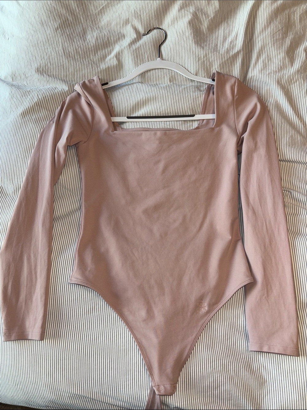 Babaton Dusty Mauve Contour Square Neck Bodysuit